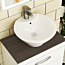 Cesar Round Counter Top Basin Vessels 460mm 1 Tap Hole