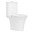 Round Close Coupled Rimless Toilet + Seat & Cistern - Amaze