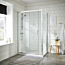 Ella 5mm Rectangular Sliding Shower Enclosure with Pearlstone Tray - Various Sizes