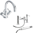 Premier Series 2 Bath Shower Mixer & Economy Mono Basin Tap with Swivel Spout + Waste Pack