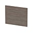 Turin 700mm Grey Elm L-Shaped MDF End Bath Panel - Wooden