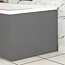 Turin 700mm Indigo Grey Gloss L Shaped MDF End Bath Panel - Wooden