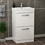 Turin 500mm Floor Standing Vanity Unit Sink 2 Drawer with Optional Basin - Multicolor