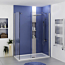 Marbella 8mm Walk In Shower Enclosure 700 x 760mm - Easy Clean Glass Wet Room