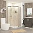  Quadrant Shower Enclosure Suite with Cesar Toilet & 600mm Grey Elm 2-Door Vanity Unit