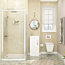 Pivot Shower Enclosure Suite with Elena Rimless Wall Hung Pan & Basin Unit