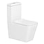 Elena Close Coupled Rimless Toilet and Slim Soft Close Seat with Cistern