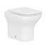 Short Projection Back to Wall Toilet BTW Pan with Seat - Qubix