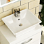  Amaze Square Counter Top Basin Vessels 480mm 1 Tap Hole 