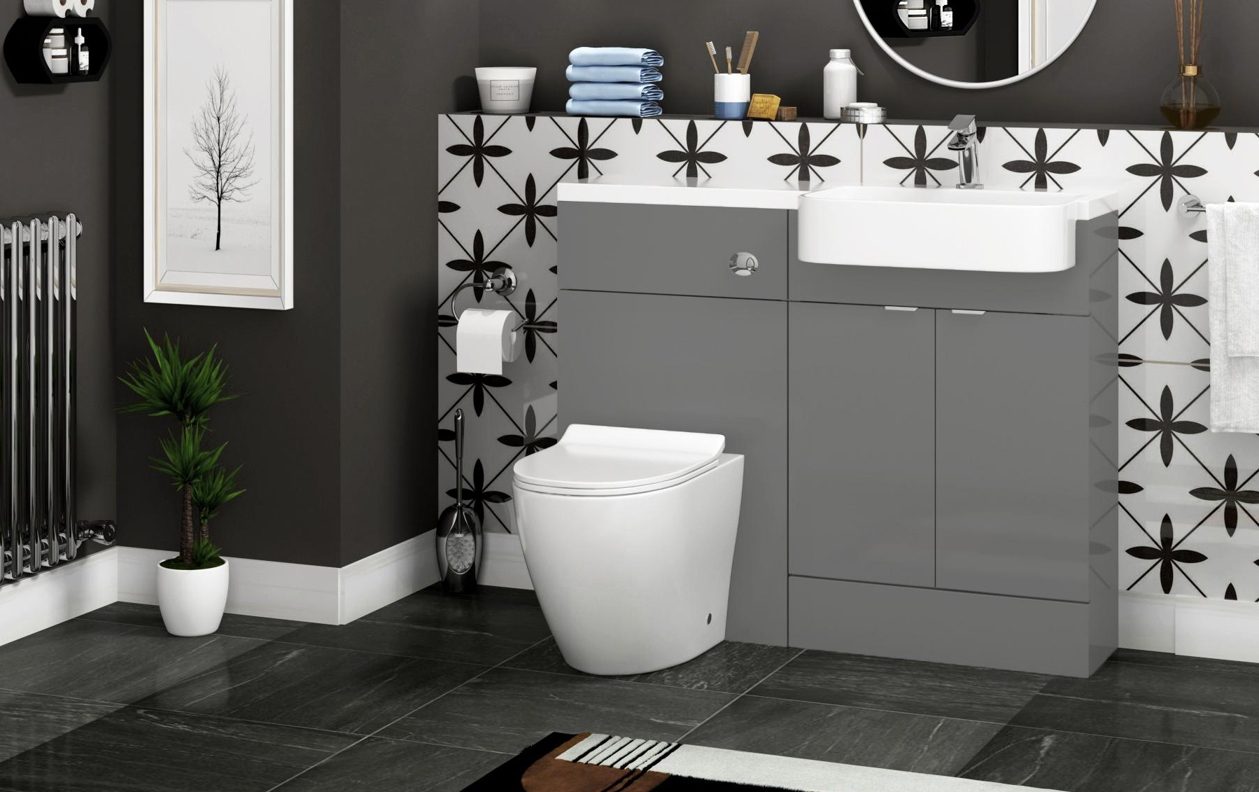 Fitted bathroom cabinets uk