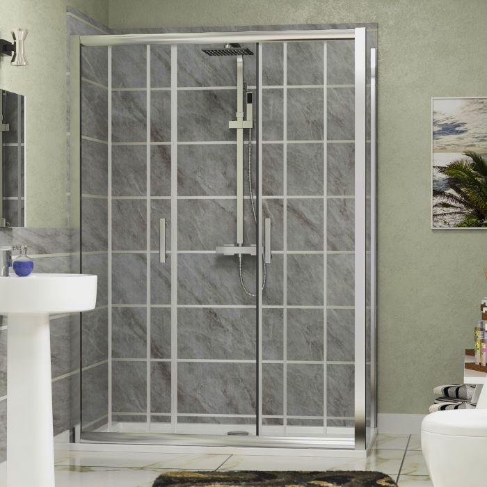 Double Door Sliding Shower Enclosure