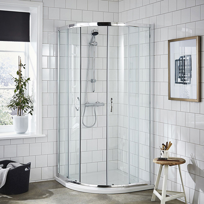 Quadrant Shower Enclosure Double Door - Royal Bathrooms