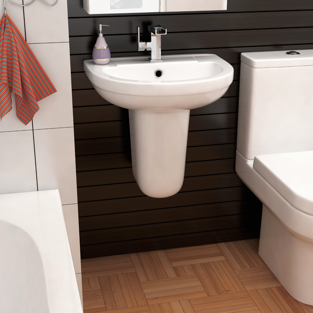 Semi Pedestal Basin - Royal Bathrooms